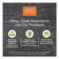 World Centric Fiber Lids for Bowls, 4.7" Diameter, Natural, Paper, 1,000/Carton
