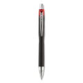 uniball Jetstream Retractable Ballpoint Pen, Bold 1 mm, Red Ink, Black Barrel