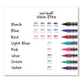 uniball VISION Roller Ball Pen, Stick, Bold 1 mm, Black Ink, Black Barrel, Dozen