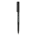 uniball ONYX Roller Ball Pen, Stick, Micro 0.5 mm, Black Ink, Black Matte Barrel, Dozen