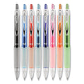 uniball Signo 207 Gel Pen, Retractable, Medium 0.7 mm, Assorted Ink and Barrel Colors, 8/Pack