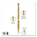 uniball Impact Bold Gel Pen, Stick, Bold 1 mm, Assorted Marvelous Metallics Ink and Barrel Colors, 3/Pack