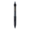 uniball Power Tank RT Ballpoint Pen, Retractable, Bold 1 mm, Black Ink, Smoke/Black Barrel, Dozen