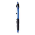 uniball Power Tank RT Ballpoint Pen, Retractable, Bold 1 mm, Blue Ink, Translucent Blue Barrel, Dozen