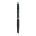 uniball 207 BLX Series Gel Pen, Retractable, Medium 0.7 mm, Black Ink, Translucent Black Barrel