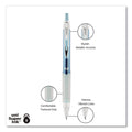 uniball Signo 207 Gel Pen, Retractable, Medium 0.7 mm, Assorted Ink and Barrel Colors, 8/Pack