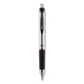 uniball 207 Impact Gel Pen, Retractable, Bold 1 mm, Red Ink, Black/Red Barrel