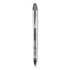 uniball VISION ELITE Roller Ball Pen, Stick, Bold 0.8 mm, Black Ink, White/Black Barrel