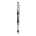 uniball VISION ELITE Roller Ball Pen, Stick, Extra-Fine 0.5 mm, Blue-Black Ink, Black/Blue Barrel