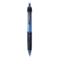 uniball Power Tank RT Ballpoint Pen, Retractable, Bold 1 mm, Blue Ink, Translucent Blue Barrel, Dozen
