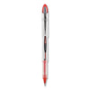 uniball VISION ELITE Roller Ball Pen, Stick, Bold 0.8 mm, Red Ink, White/Red Barrel