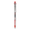 uniball VISION ELITE Roller Ball Pen, Stick, Bold 0.8 mm, Red Ink, White/Red Barrel