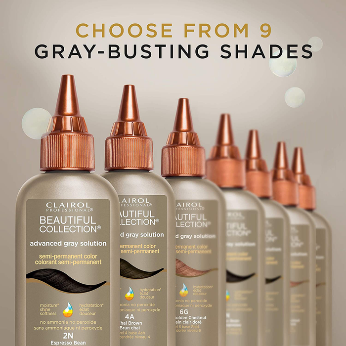Clairol Professional Advanced Gray Solution Semi Permanent Hair Color, 4R Mahogany Red Brown, 3 Oz by Pasteur Pharmacy