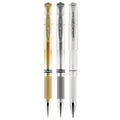 uniball Impact Bold Gel Pen, Stick, Bold 1 mm, Assorted Marvelous Metallics Ink and Barrel Colors, 3/Pack