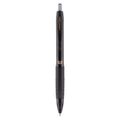 uniball 307 Gel Pen, Retractable, Medium 0.7 mm, Black Ink, Black Barrel, Dozen