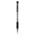 uniball 207 Impact Gel Pen, Stick, Bold 1 mm, Red Ink, Black Barrel
