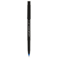 uniball ONYX Roller Ball Pen, Stick, Fine 0.7 mm, Blue Ink, Black Matte Barrel, Dozen