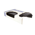 Heritage Linear Low-Density Can Liners—Flat Fold, Dual-Dispensing, 45 gal, 1.5 mil, 40 x 46, Black, 100/Carton