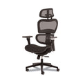 HON Neutralize High-Back Mesh Task Chair, Supports Up to 250 lb, 18.75" Seat Height, Black