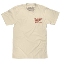 Miller High Life The Champagne of Beers Double Sided Logo T-Shirt by Tee Luv