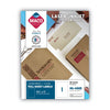 MACO Matte Clear Printable Shipping Address Labels, Inkjet/Laser Printers, 8.5 x 11, Matte Clear, 50/Box