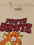 Frute Brute Cereal Retro 70s Cartoon Werewolf T-Shirt - Cream by Tee Luv