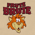 Frute Brute Cereal Retro 70s Cartoon Werewolf T-Shirt - Cream by Tee Luv