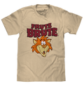 Frute Brute Cereal Retro 70s Cartoon Werewolf T-Shirt - Cream by Tee Luv