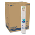 Dixie PerfecTouch Paper Hot Cups, 12 oz, Coffee Haze Design, 50/Sleeve, 20 Sleeves/Carton