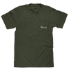 Tee Luv x Comfort Colors Faded Coors Rodeo Cowboy Left Chest Pocket T-Shirt - Moss Green