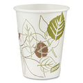 Dixie Pathways Paper Hot Cups, 8 oz, 25/Bag, 20 Bags/Carton