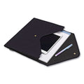Smead Soft Touch Cloth Expanding Files, 2" Expansion, 1 Section, Snap Closure, Letter Size, Dark Blue