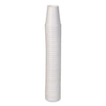 Dixie Paper Hot Cups, 10 oz, White, 50/Sleeve, 20 Sleeves/Carton