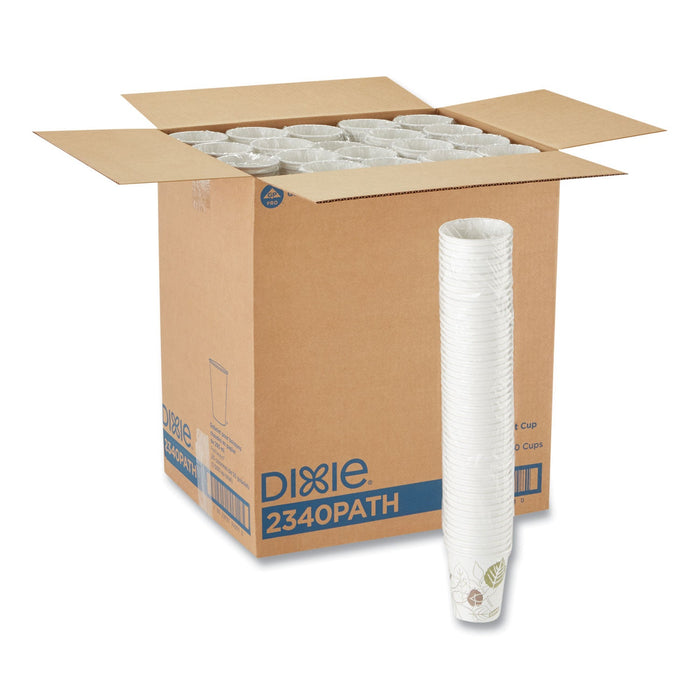 Dixie Pathways Paper Hot Cups, 10 oz, 50 Sleeve, 20 Sleeves/Carton