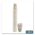 Dixie PerfecTouch Paper Hot Cups, 16 oz, Coffee Haze Design, 50/Pack