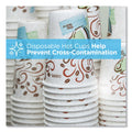 Dixie PerfecTouch Paper Hot Cups, 10 oz, Coffee Haze Design, 25/Pack