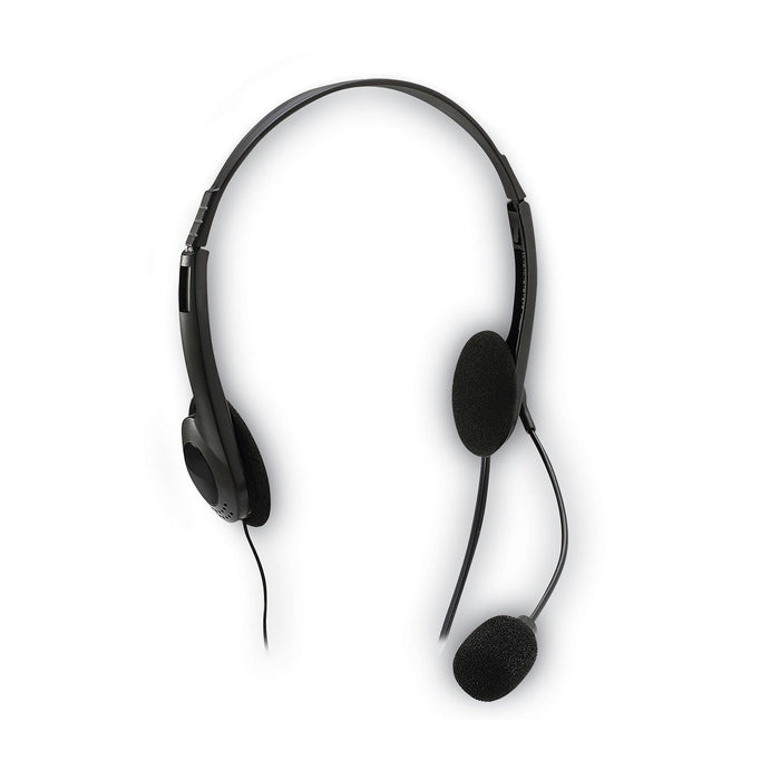 Adesso Xtream H4 Stereo Headset with Microphone, Binaural, Over the Head, Black