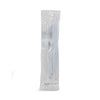Dixie Wrapped Tableware/Napkin Packets, Fork/Knife/Spoon/Napkin, White, 250/Carton
