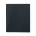 Smead Two-Pocket Folder, Textured Paper, 100-Sheet Capacity, 11 x 8.5, Black, 25/Box
