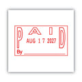 COSCO 2000PLUS ES Dater, PAID + Date, 1 x 1.81, Red