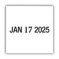 COSCO 2000PLUS Self-Inking Heavy-Duty Line Dater with Microban, 1.25 x 0.63, Black