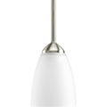 Progress Lighting P5113-09 Gather Mini Pendant Brushed Nickel by Vanessa Jane