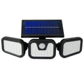 74 LEDs 3 Adjustable Solar Head Motion Sensor Flood Light by DailySale