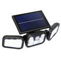 74 LEDs 3 Adjustable Solar Head Motion Sensor Flood Light by DailySale