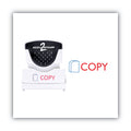 ACCUSTAMP2 Pre-Inked Shutter Stamp, Red/Blue, COPY, 1.63 x 0.5