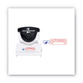 ACCUSTAMP2 Pre-Inked Shutter Stamp, Red/Blue, ENTERED, 1.63 x 0.5