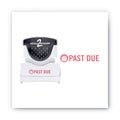 ACCUSTAMP2 Pre-Inked Shutter Stamp, Red, PAST DUE, 1.63 x 0.5