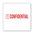 ACCUSTAMP2 Pre-Inked Shutter Stamp, Red, CONFIDENTIAL, 1.63 x 0.5
