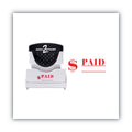 ACCUSTAMP2 Pre-Inked Shutter Stamp, Red, PAID, 1.63 x 0.5
