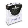 ACCUSTAMP2 Pre-Inked Shutter Stamp, Blue, VOID, 1.63 x 0.5